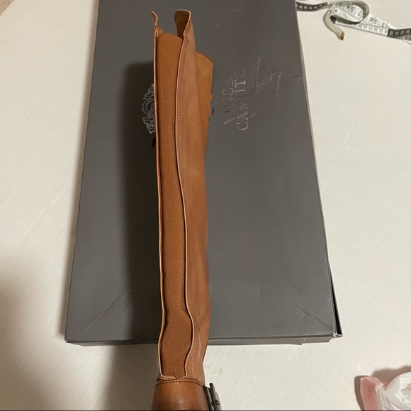 NIB Vince Camuto Bedina brown leather boots. Women’s size 8.5 - Picture 9 of 12